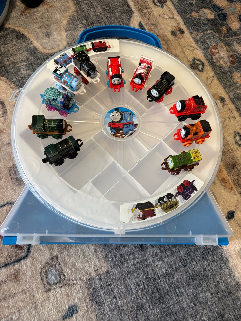 Thomas & Friends Blue Carry Case with 11 minis!